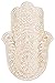 Produktbild Orientalische Boho Deko Wanddeko Hand der Fatma 46cm groß XL | Orientalische Deko Wandbild Wanpannel in Weiß als Wohnzimmer Aesthetic Deko Wanddekoration | Dekoration im Schlafzimmer oder Flur