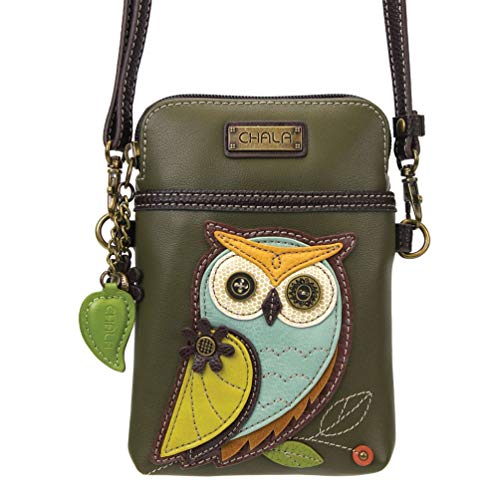 Chala Handbags Owl Gen A Cellphone Crossbody Handbag - Convertible Strap2