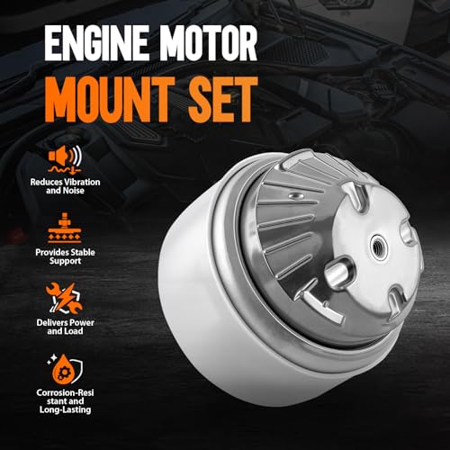Image of AUTOKAY Hydraulic Engine & Transmission Mount Set for Mercedes Benz | C280 CLK320 E320, 104-1757, 2022404917, 2032400517, 3 PCS