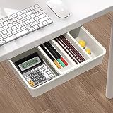 Schublade unter Schreibtisch, Schreibtisch Schublade, Selbstklebende , Schublade Unterbau für Büro, Versteckte, Zuhause, Schule