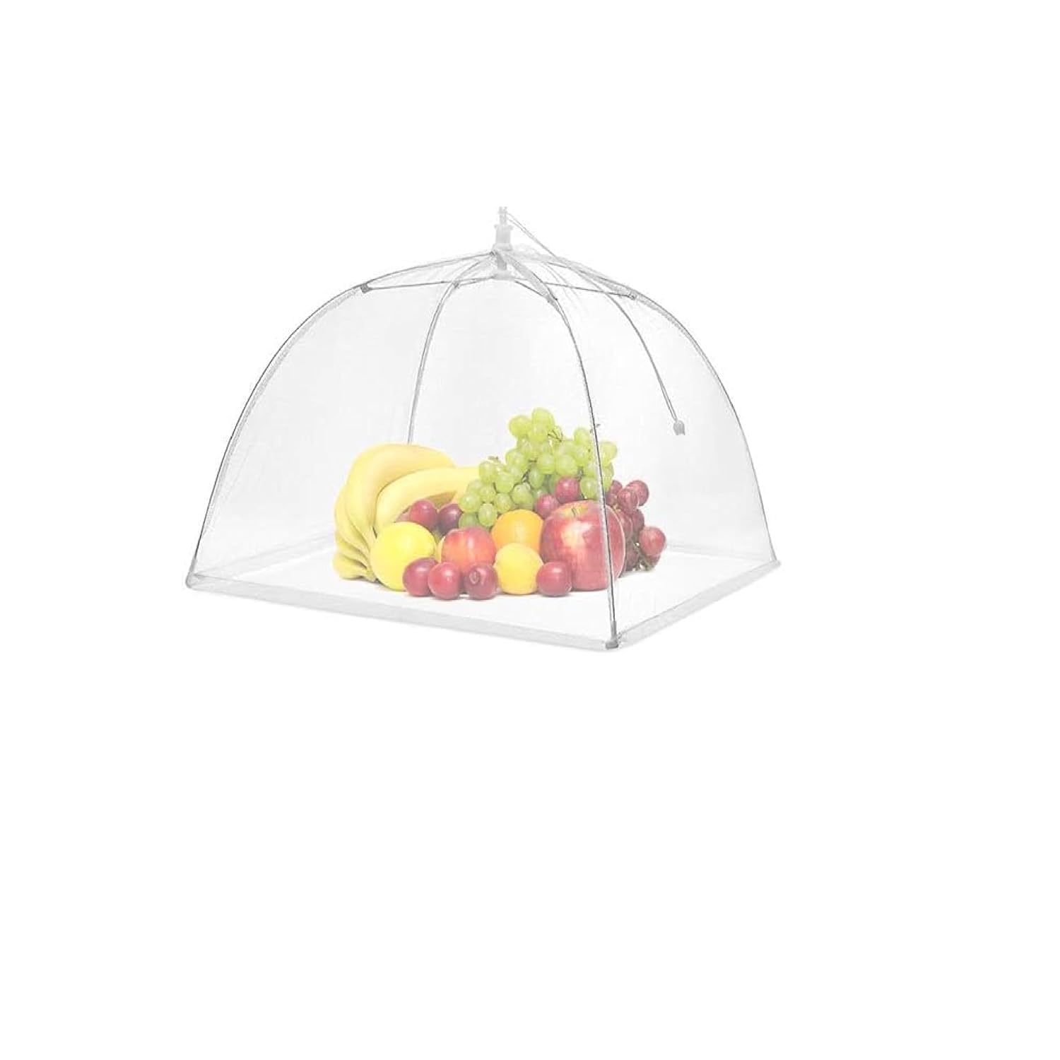 JAGDIV Food Mesh Tents Umbrella Cover Foldable Collapsible Reusable Mesh Food Covers for Picnic Camping Parties BBQs (Pack of 1)