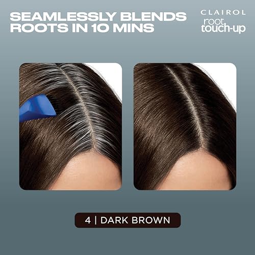 Clairol NO 4 DARK DROWN Root Touch-Up By Nice'N Easy Permanent Hair Dye thumb #4