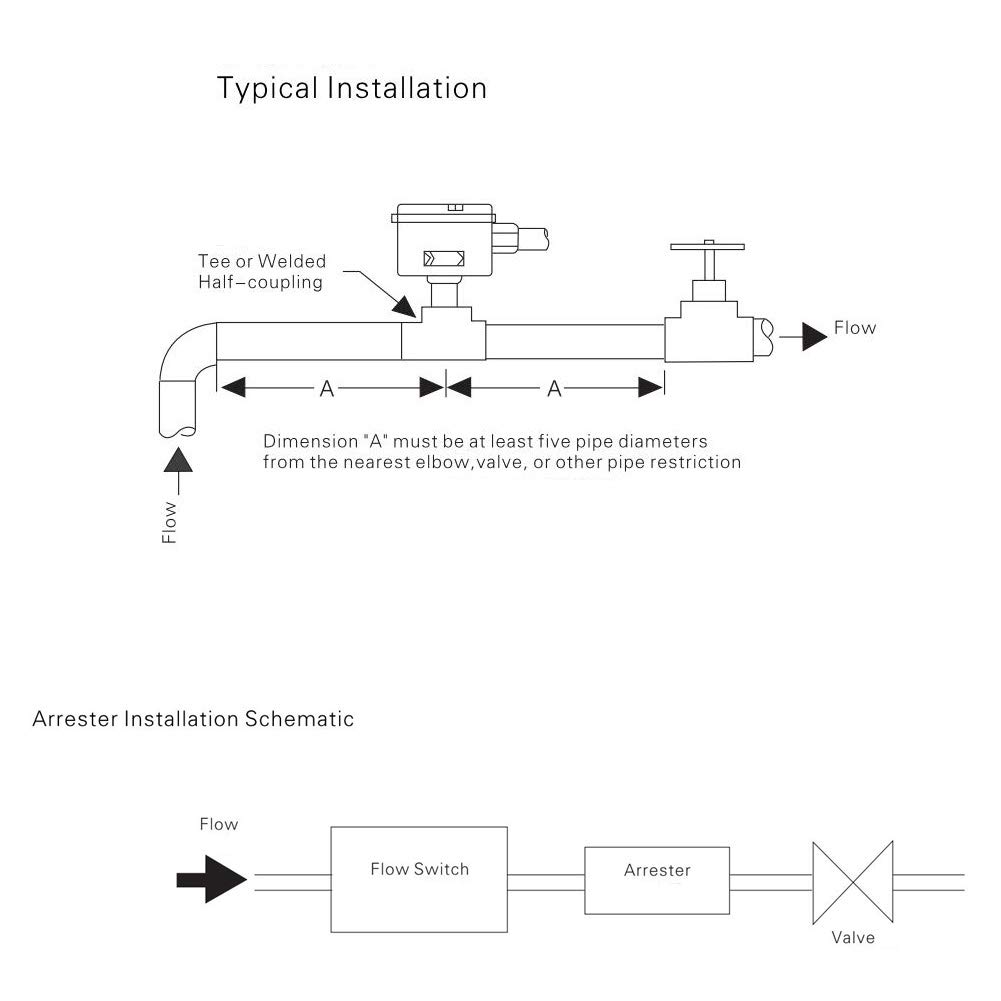 Flussostato Acqua 1/2" HFS-15 - Interruttore Controllo Flusso Con Lama, SPDT, Regolabile - Foto 3