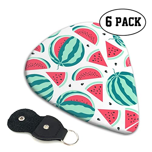 Fruits Watermelon Lot de 6 médiators pour guitare acoustique, guitare électrique, basse, ukulélé – fins, moyens et épais… - Les Beatles, Paul McCartney, John Lennon, RIngo Starr, George Harrison Fruits Watermelon Lot de 6 médiators pour guitare acoustique, guitare électrique, basse, ukulélé – fins, moyens et épais… – Image 3