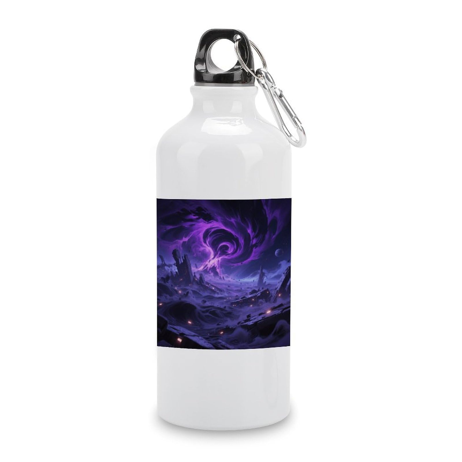 Fekiloot Style Interstellar Ruins Aluminum Water Bottle Travel Tumbler Reusable Lightweight Outdoor Sports Water Bottles For Gym Sports Camping Hiking Fishing600ml