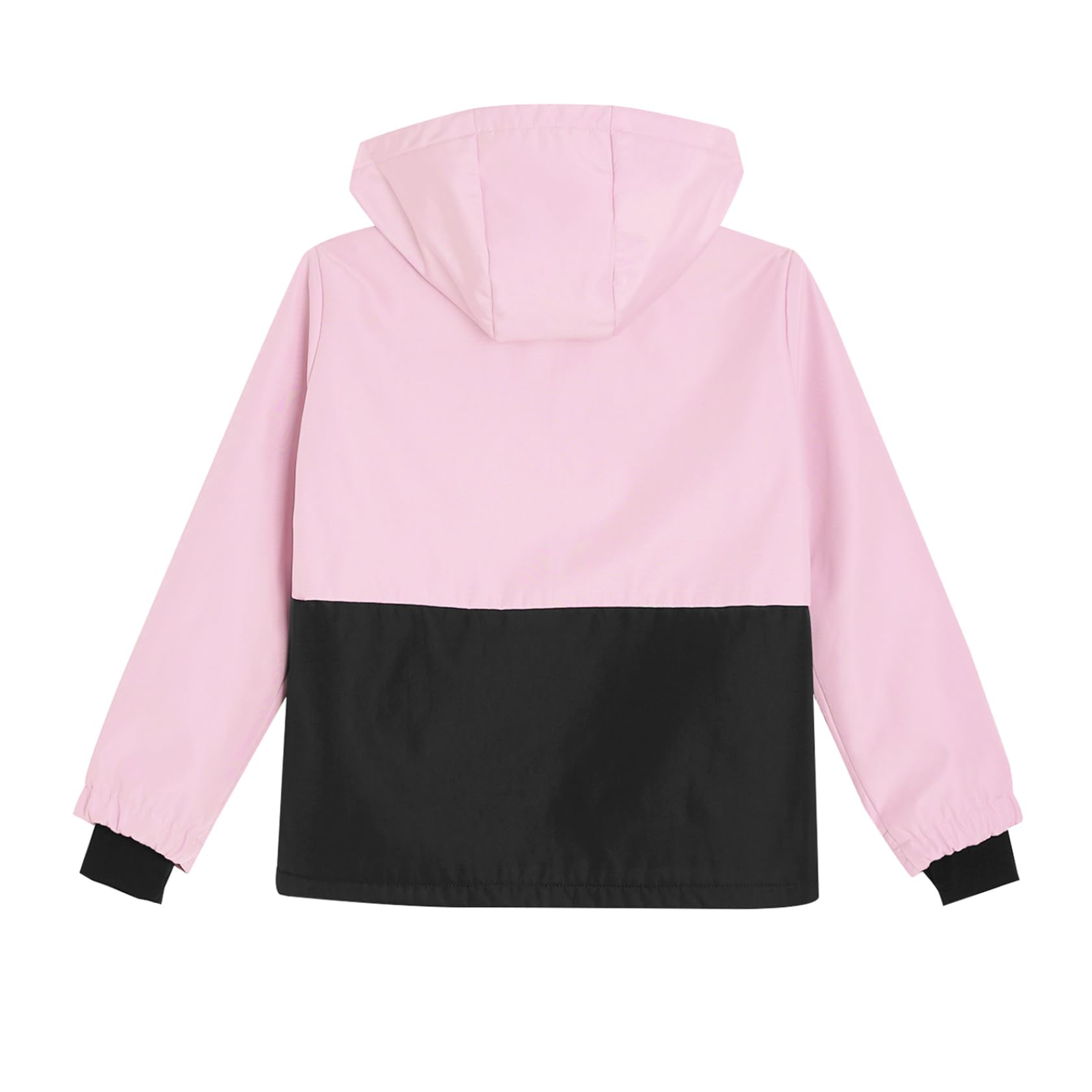 Jugaoge Veste de Ski à Capuche pour Enfant Fille Garçon Veste de Neige Randonnée Zippée Manteau Blouosn Jackets