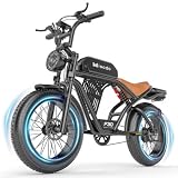 Misodo Electric Bike for Adults, 2500W Peak Motor, Max 32MPH & 100 Miles, 48V 20Ah Battery, Keyless NFC/Password Unlock, Dual Brakes & Suspension, 20'x4.0' Fat Tire Electric Dirt Bike, Off-Road E Bike