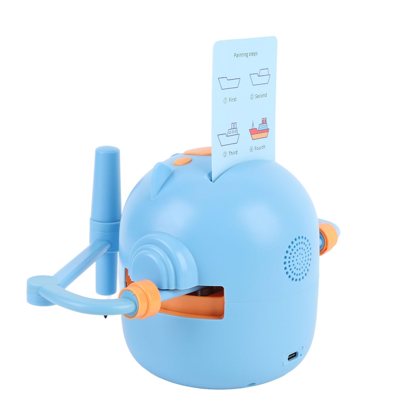 Cuifati Robot de Dibujo Inteligente para Niños de 5 a 12 Años, Juguete Educativo Interactivo de Aprendizaje de Dibujo con 100 Tarjetas de Palabras, Máquina de Electrónica Interactiva por Voz, Regalo