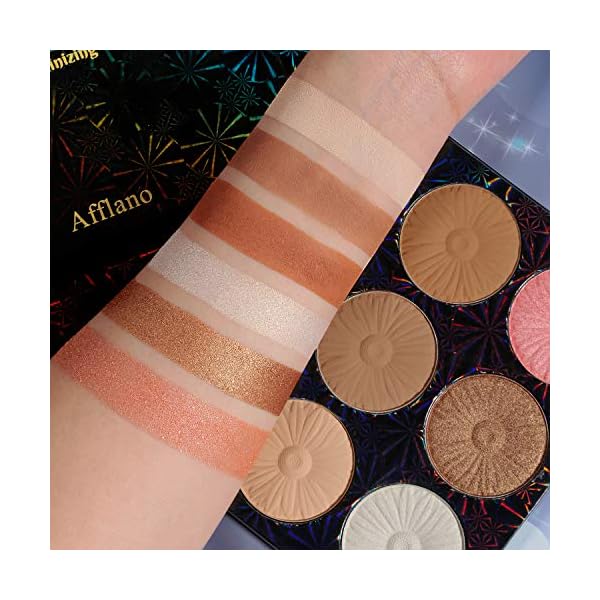 Highlighter-Contour-Makeup-PaletteAfflano-Bronzer-Highlighter-Blush-Matte-Shimmer-6-ColorsFace-Cheek-Contour-Palette-Highlight-Blush-Nude-Pink-Rose-GoldCream-Eye-Highlighting-Natural-Illuminating Highlighter Contour Makeup Palette,Afflano Bronzer Highlighter Blush Matte Shimmer 6 Colors,Face Cheek Contour Palette Highlight Blush Nude Pink Rose Gold, Eye Highlighting Natural Illuminating