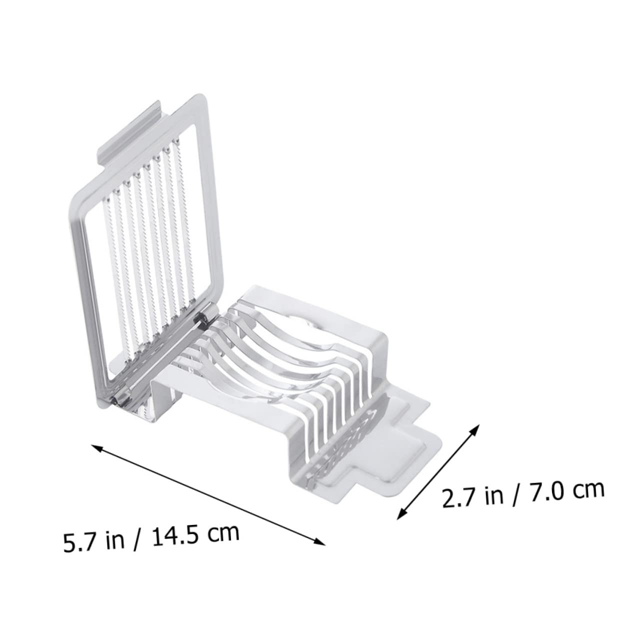 ABOOFAN Egg Cutter Slicer Tool Multipurpose Wire Egg Slicer Stainless Steel Safe No Smell Easy to Clean for Kitchen