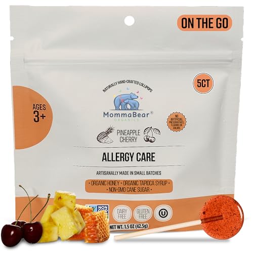 MommaBear Allergy Support Lollipops for Kids - 5 Pack - image 1