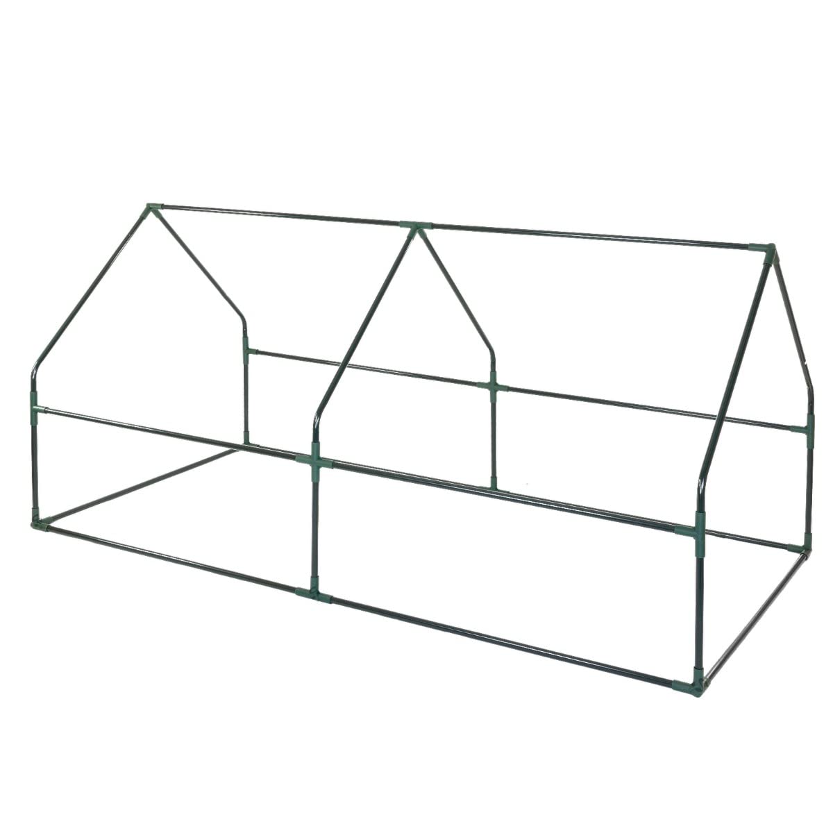 STI Serra da balcone terrazza giardino,182x92x92 H per piante e fiori, telo PVC, due aperture dall'alto, facile da montare e riporre cm STI