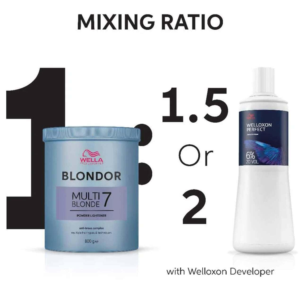 Wella Blondor Multi Blonde Powder Lightener 800gr - decolorante