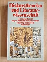 Diskurstheorien und Literaturwissenschaft (Suhrkamp Taschenbuch Materialien) 3518385917 Book Cover