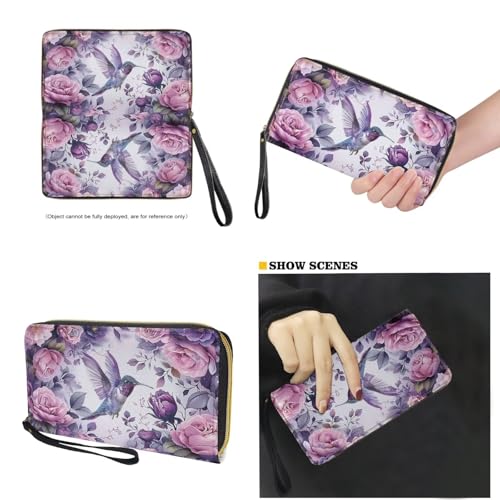 Bolsa Tote con Asa Superior y Billetera Lotusorchid miniatura 2