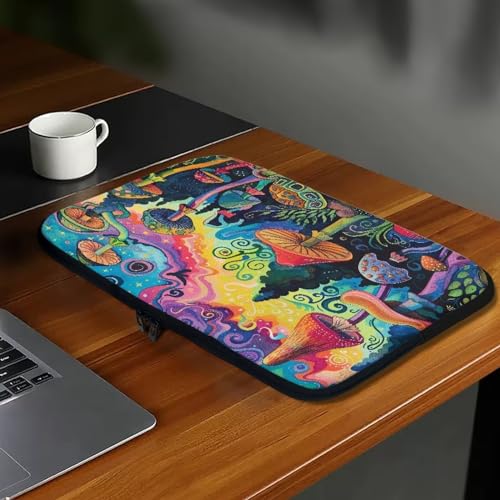Funda para Laptop con diseño de Rainbow Mushroom Forest miniatura 4