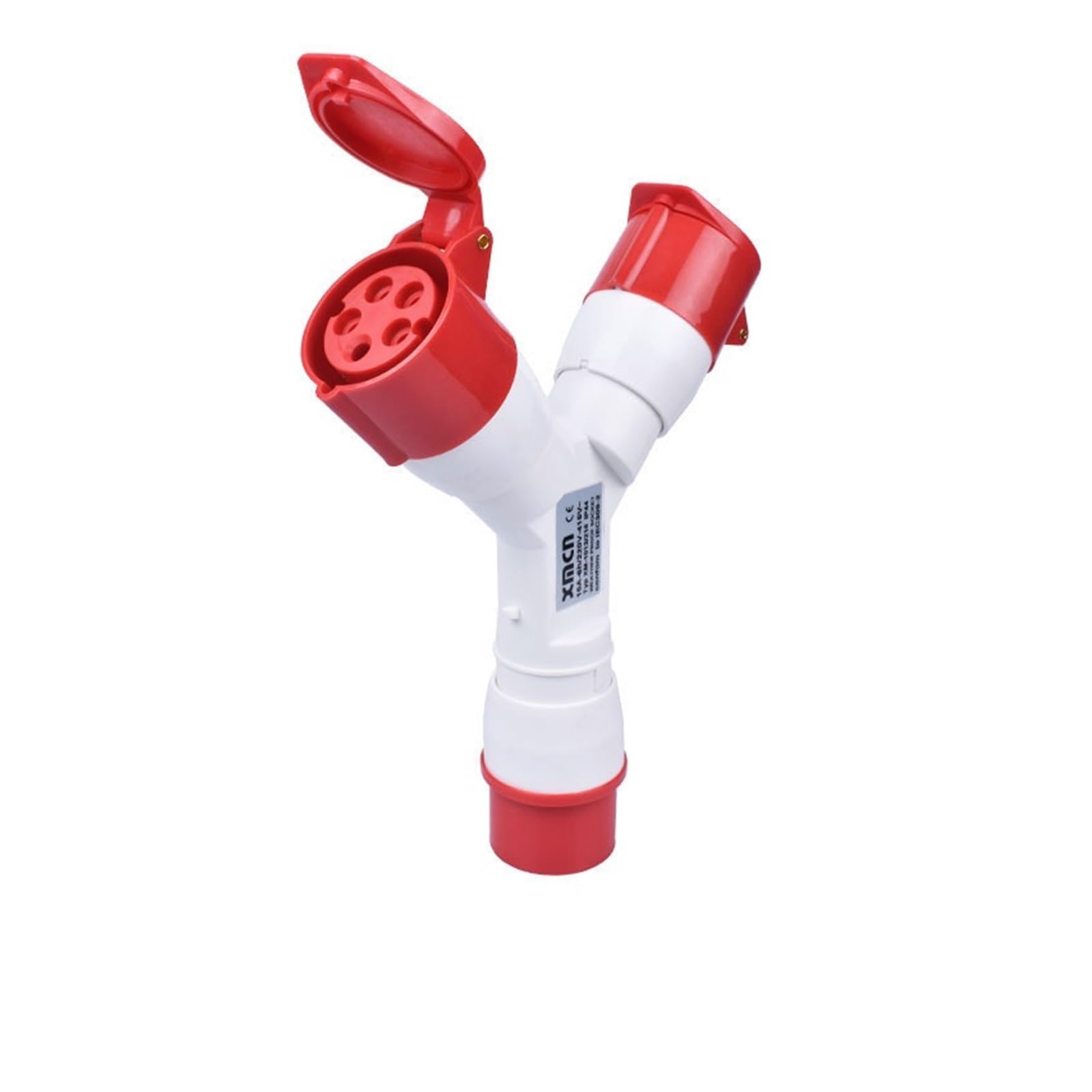 MUYTQAERG Multifunctional Waterproof and dustproof Industrial 1-in-2 IP44 3P/4P/5P Three-Way Plug and Socket 220V 380V(5P 16A)