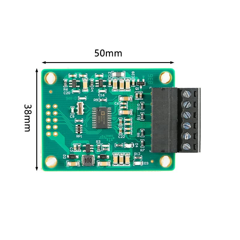 AD7190 Analog Digital Pressure Acquisition Module Strain Bridge 24 Bit ADC High Precision Strain Acquisition Module Analog to Digital PLC/DCS Analog Input Module Strain Gauge