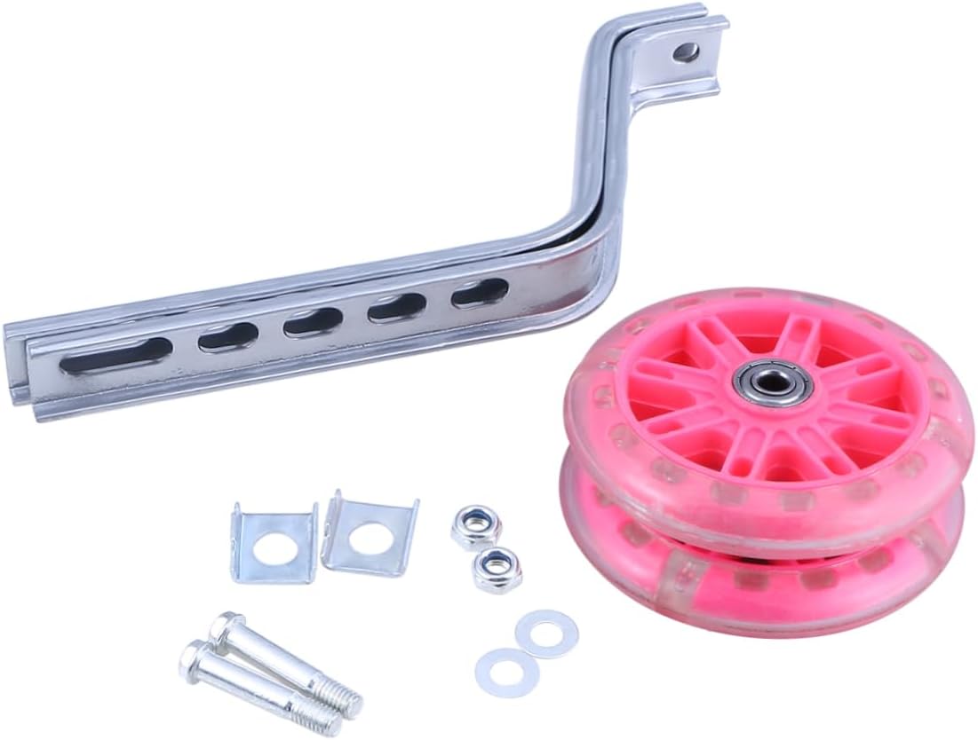 Ruedas de Entrenamiento Ajustables para Bicicleta Color Rosa miniatura 1