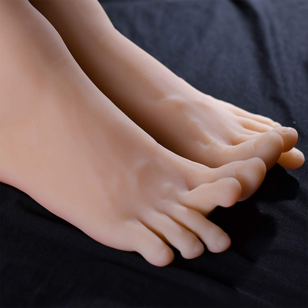 Amazon.co.jp: 男性用マネキン足 TPE 素材 実物大 偽足モデル 靴用