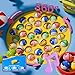 ORANGE OCEAN 66 PCS Magnetic Fishing Game for Kids Toddlers Boys Ages 3-5 4-6, Kid Magnetic Fishing Toys with 360° Rotation & Sound, Birthday Toys Gifts for 3 4 5 6 Year Old Boys Kids, 1-8 Players