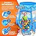 KIDUKU® Kinderspielzelt + 100 Bälle + Tasche Spielhaus Bällebad Schloss für drinnen und draußen (Blau)