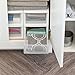 IRIS USA 6 Qt. Plastic Drawer Storage Organizer Stacking Drawers, 4-Pack, Stackable Unit with Sliding Drawer for Clothes Bedroom Kitchen Under Sink Pantry Craft Room Bathroom Dorm Office, White