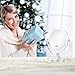 CLSEVXY Vanity Makeup Mirror with Stand, 1X/15X Magnification Double Sided 360 Degree Swivel, Portable Table Desk Counter top Magnifying Mirror, Tabletop Bathroom Shaving Mirror, 6.25 Inch