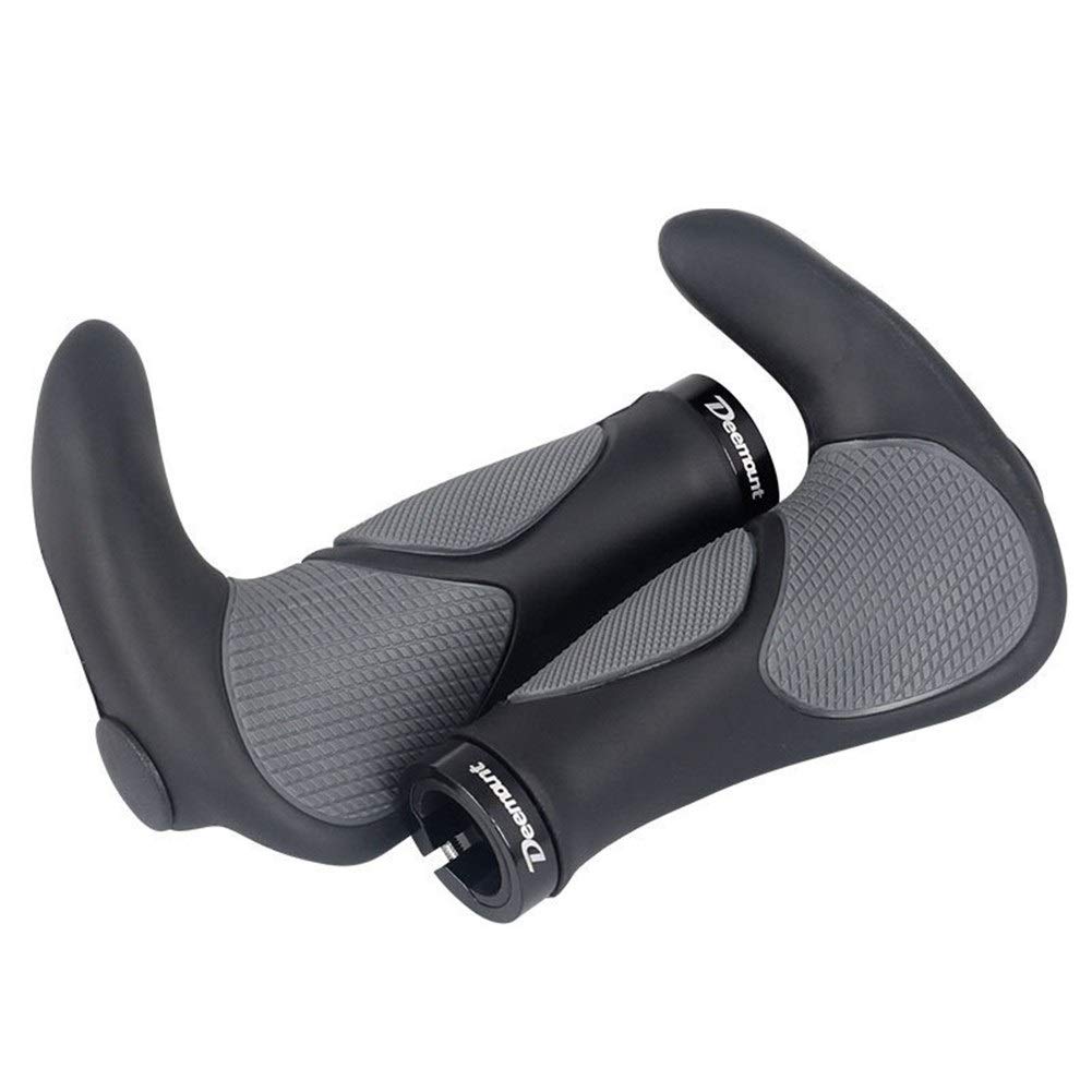 Fahrradgriffe 1 Paar Fahrrad-Lenkerfahrradgriffe Fahrrad-Lenker End Plugs Radfahren Griffe MTB Anti-Skid TPR Gummiteile Fahrradzubehör Fahrrad Lenker Griffe (Color : A)