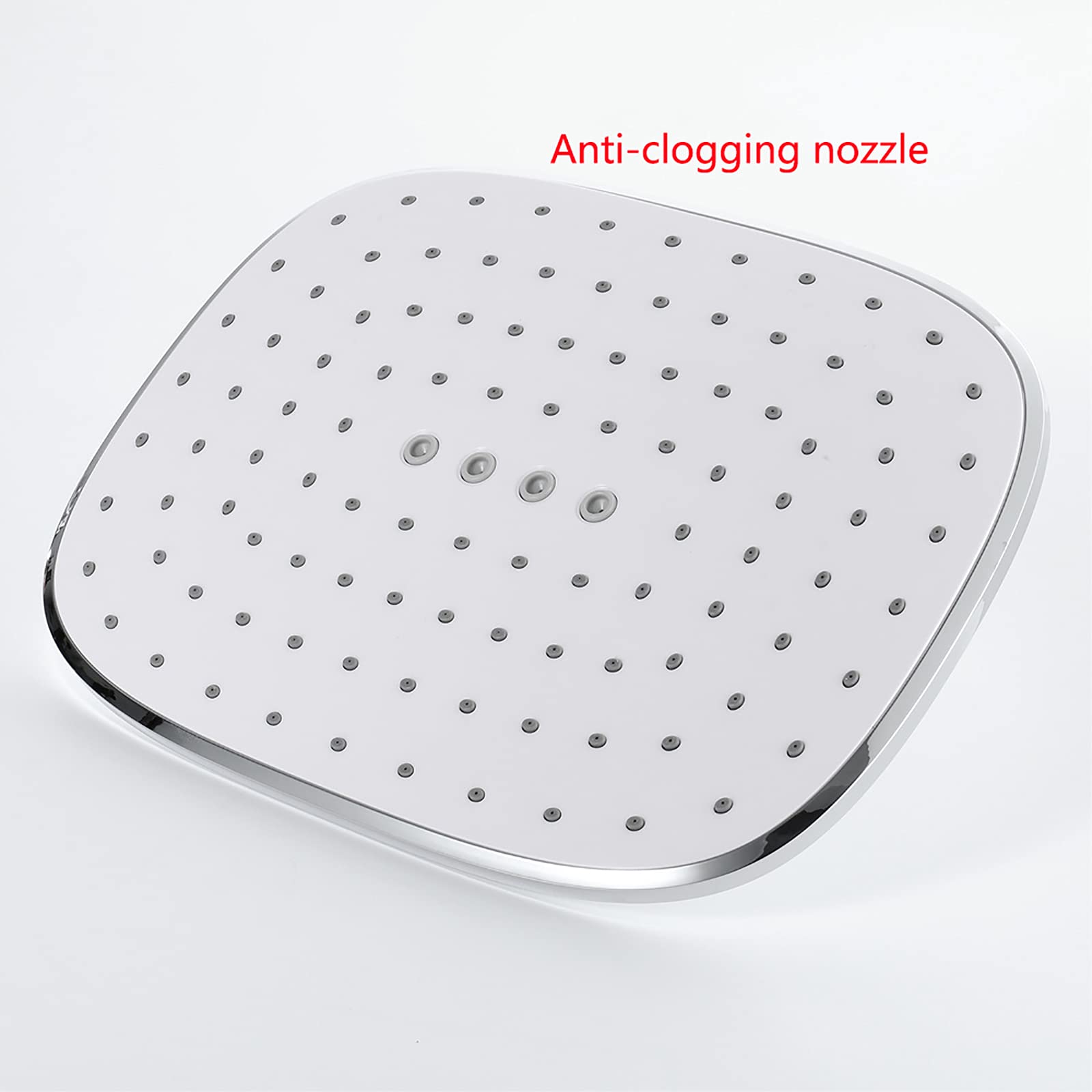 Soffione doccia a LED effetto pioggia ad alta pressione, ultra sottile