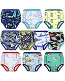 MOEMOE BABY Töpfchen Trainingshose für Kinder 2T-6T, 10 Stück Waschbare& Absorbiert 100% Hautfreundlich Baumwolle Dinosaurier 5 Jahre