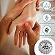 4 Stück Igelball Massage + 8 Stk Akupressur Ring Finger, Skills Borderline Set, Magnetic Acupressure Balls, Magnetische Spiked Massage Ball, Igelbälle Massageringe für Stress Relief