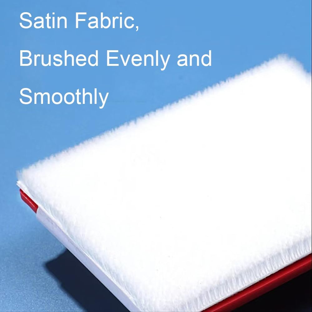 tooloflife 2 Pcs Paint Edger Replacement Bundle Pads High Density Satin Fabric Pad Refills for Home Wall Corner Ceiling Trim Painting Tool