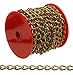 Campbell 0717017 Hobby and Craft Twist Chain, Brass Plated, #70 Trade, 0.043