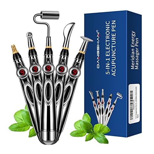 5-in-1 Acupuncture Pen, Electronic Acupuncture Pen, Pain Relief Therapy, Meridian Energy Pulse Massage Pen, Powerful Meridian Energy Pen Relief Pain Tools