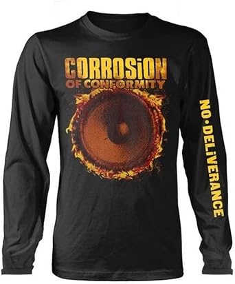 Plastic Head Corrosion of Conformity Deliverance Black Long Sleeve Shirt US, Alpha, 3X-Large, Regular, Regular, Black