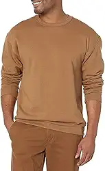 Casaco Moletom Gola Redonda Masculino Careca Blusa de Frio Flanelado Algodão