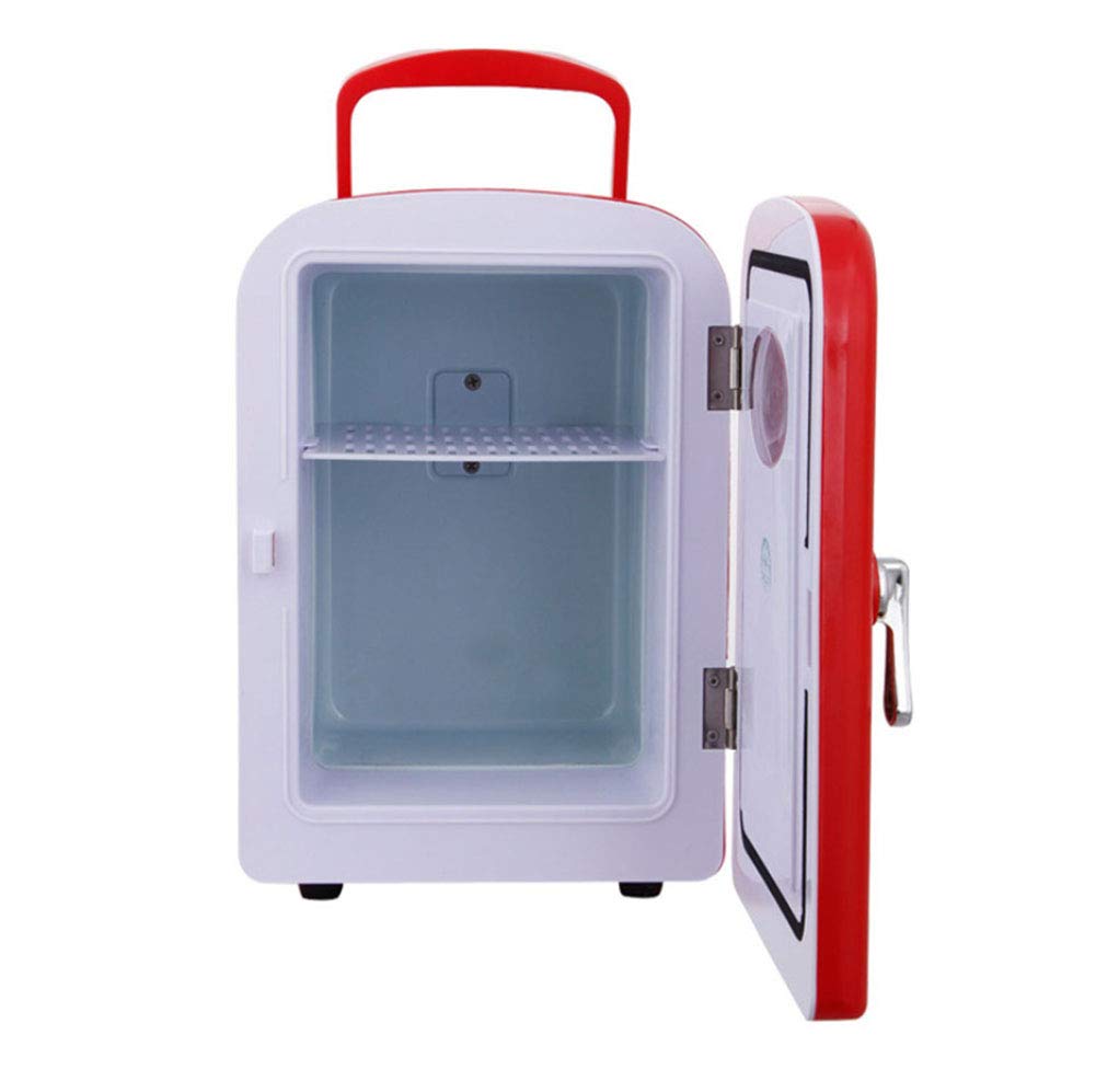 Mini Nevera Portatil Nevera Coche DC 12v AC 220v Silenciosa PequeñA FríO Calor Refrigerador Congelador 4L Electrica Nevera para Coche Hogar Camping Picnic