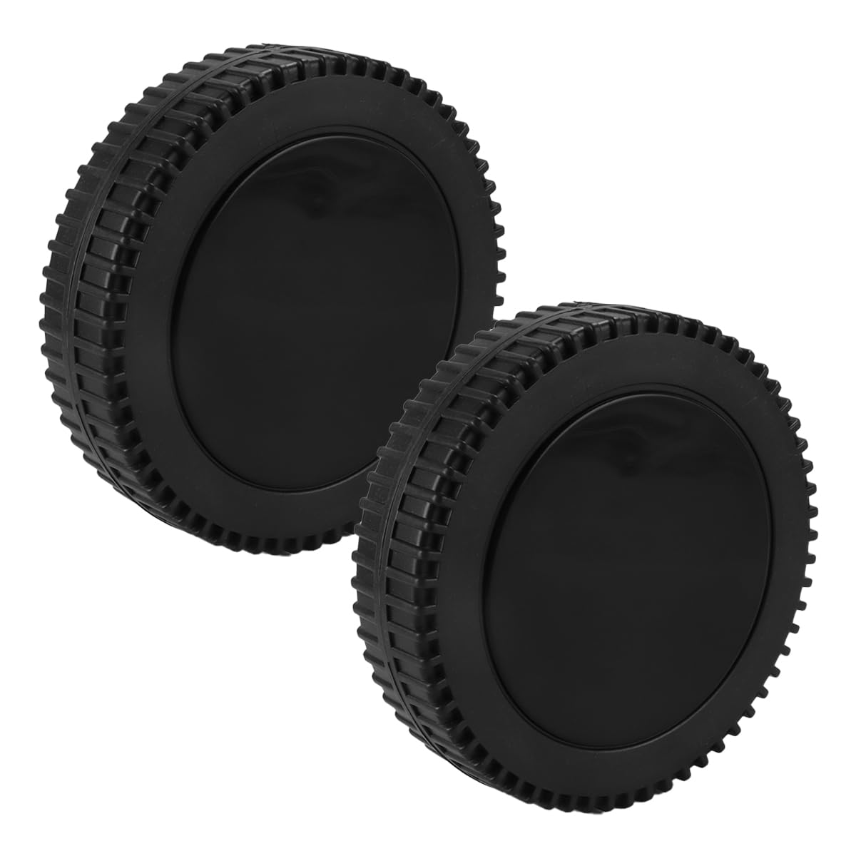 2 Pezzi di Ricambio per Ruote da 7 Pollici per Barbecue, Accessori per Ruote in plastica per Barbecue (175 mm)