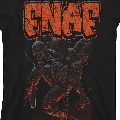 Five Nights at Freddy's Freddy Trapped in Limbo Crew Neck Short Sleeve Boy's Black T-Shirt2