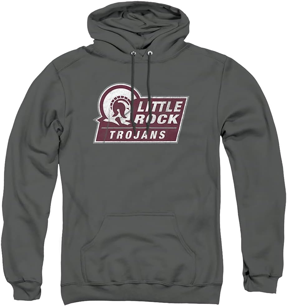 LOGOVISION Official Collegiate Distressed Primary Logo Adult Pullover Hoodie Collection