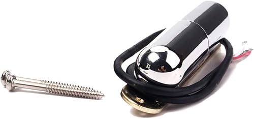 Vista 5 de Alnicov Pastilla de tubo de lápiz labial de guitarra, pastilla de bobina única de estilo vintage para piezas de accesorios de guitarra ST, cromo