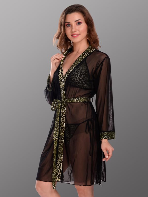 Image of Women Satin Lace Solid Print Babydoll Lingerie Honeymoon Nighty.