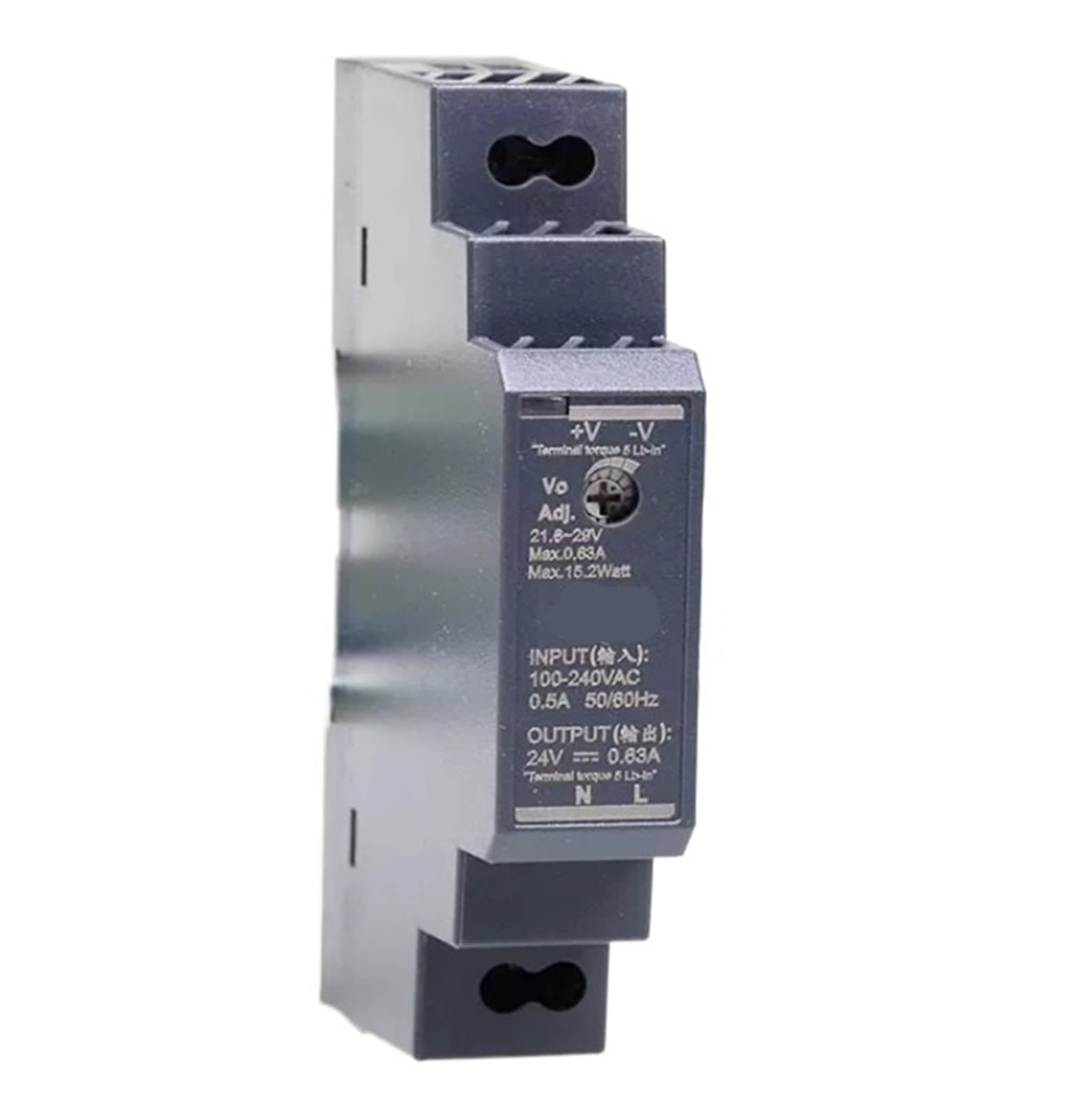 SWEWDSQG HDR-15 HDR-15-5 HDR-15-12 HDR-15-15 HDR-15-24 HDR-15-48 15W DC 5V 12V 24V 48V Power Supply(HDR-15-5 5V)