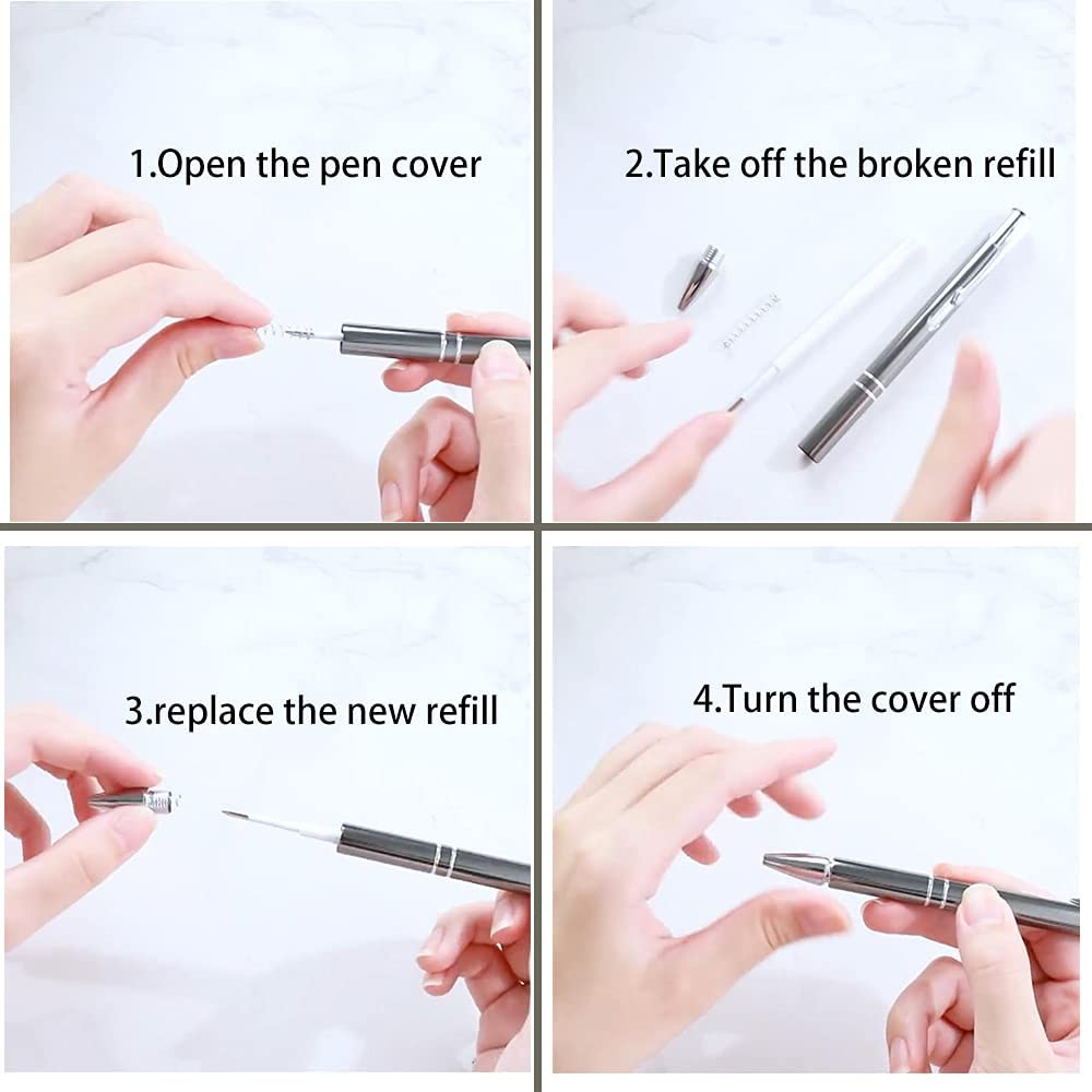 Air Release Pen Weeding Tool Retractable Precision Pin Pen For Removing Bubbles On Car Film Wallpaper Vinyl And 2 Refill I.182113112