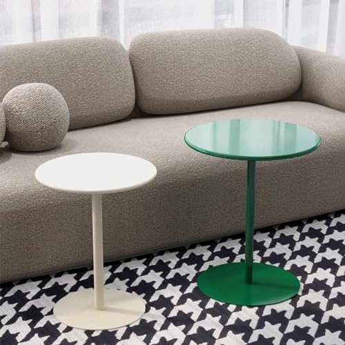 Table de chevet moderne en métal vert au design épuré - 8