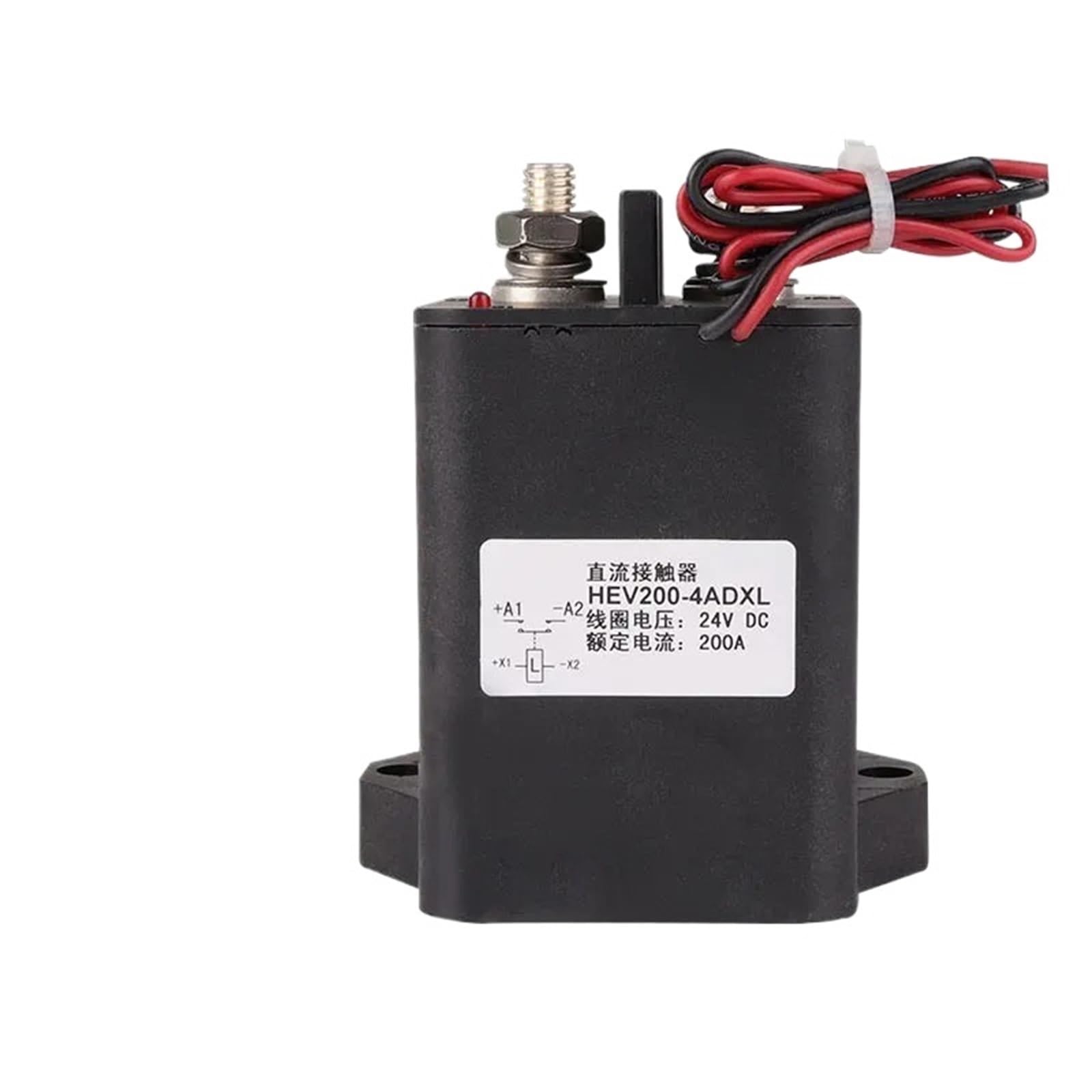 Contacteur CC haute tension HEV200A 1000V relais de puissance 12V 1NC