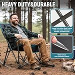 FUNDANGO Rocking Camping Chair for Adults, 400Lbs Folding Camp Chairs - Image 6