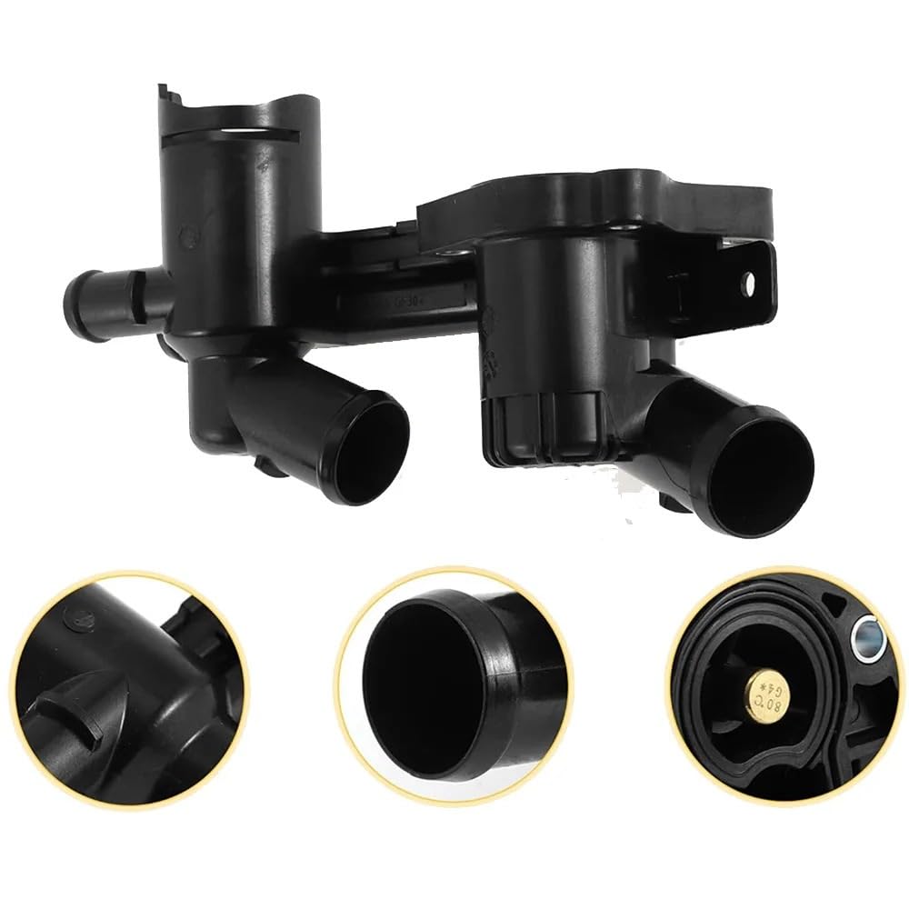 Termostat 03F121111A Pasuje do Audi Pasuje do Skody Seat Beetle Pasuje do Caddy III Plus 2008-2015 Pasuje do Seat Ibiza 2013-2017 OBUDOWA TERMOSTATU