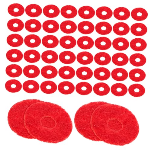 VANZACK Piano Maintenance Kit 90pcs Piano Felt Discs Washers Tuning Tools Felt Ring Cleaning Kit